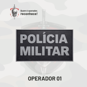 Patch Emborrachado Emblema Policia Militar